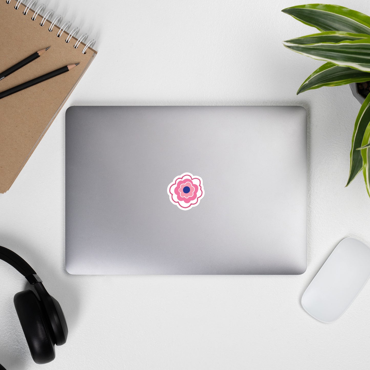 Pink Flower Sticker