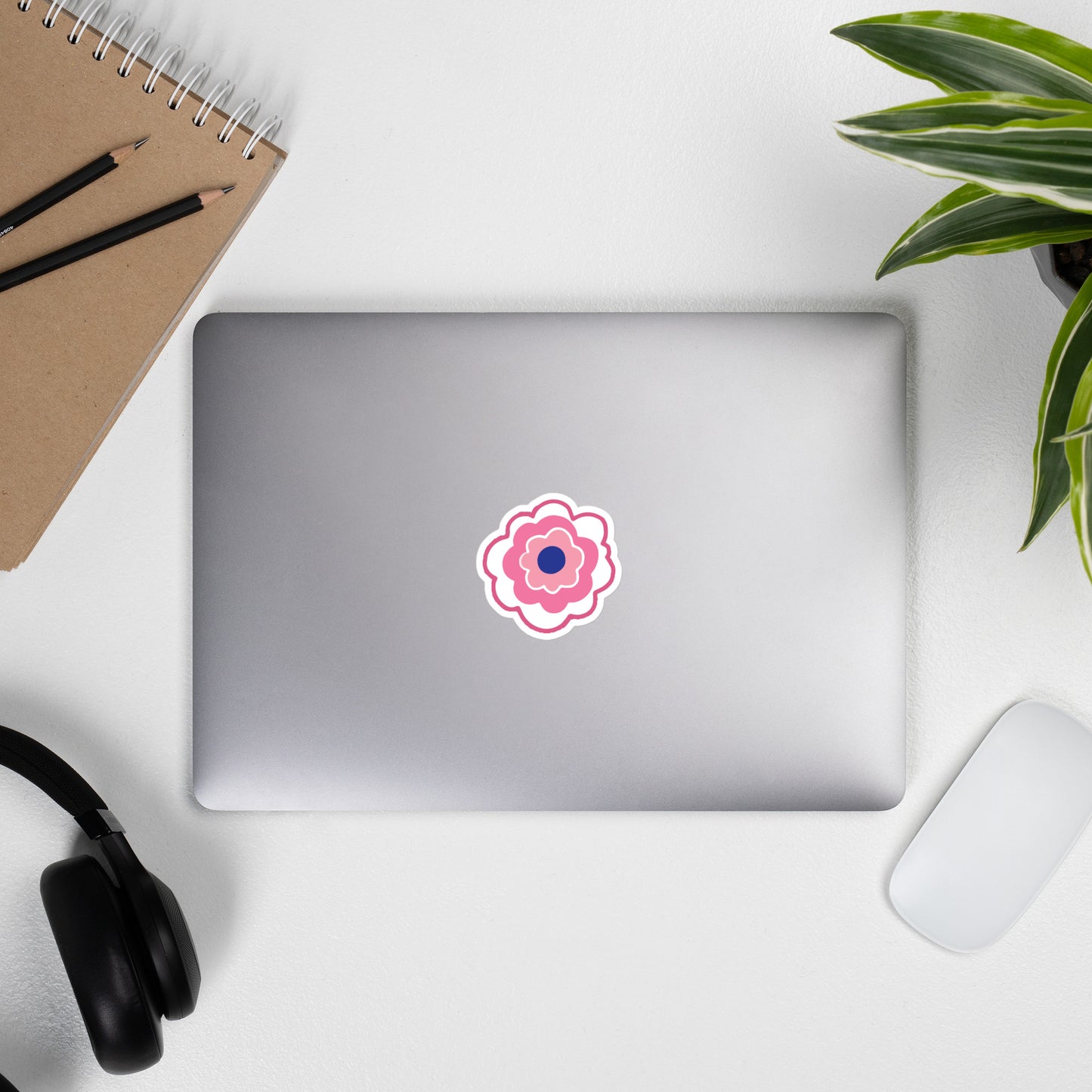 Pink Flower Sticker