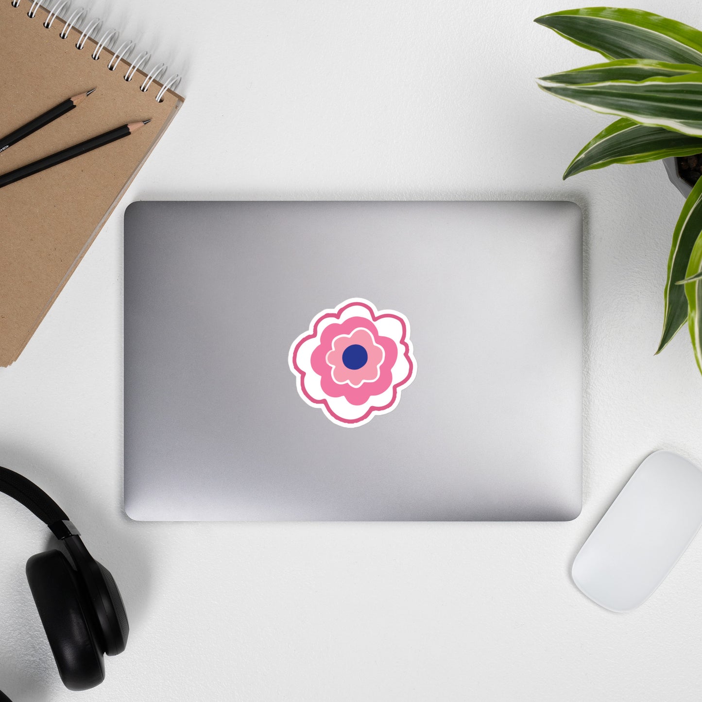 Pink Flower Sticker